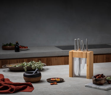 5 Piece Teikoku Knife Block Set